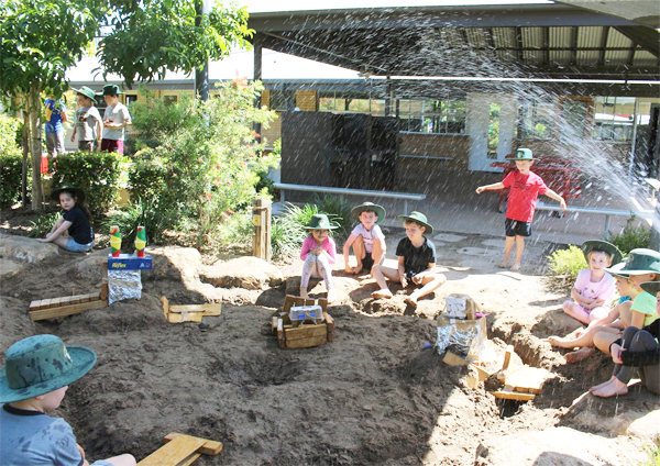 nature play gives students a taste for the outdoors our lady help of christians olhc hendra school brisbane nundah loving local support margaret tomov principal brisbane